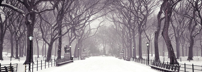 冬季街道服饰雪景背景banner背景