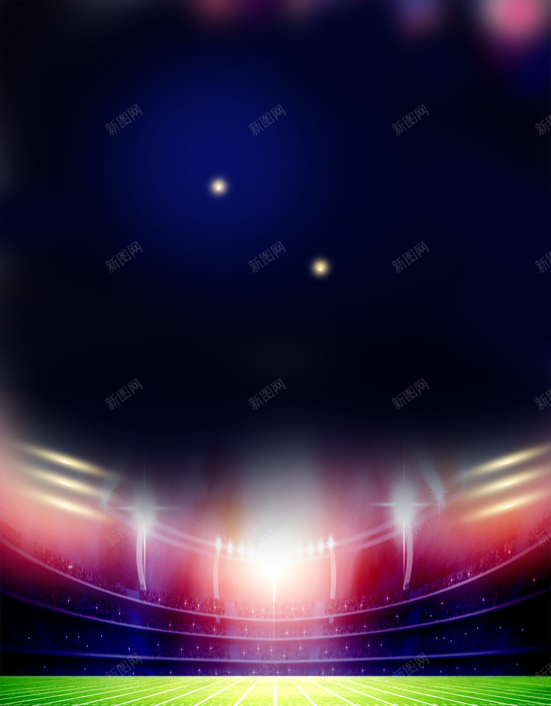 2018年世界杯海报psd设计背景_新图网 https://ixintu.com 足球比赛 世界杯 足球赛 球场 球赛 俄罗斯世界杯 2018世界杯 灯光