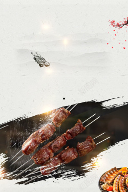 大排档海报美食烧烤撸串大排档高清图片