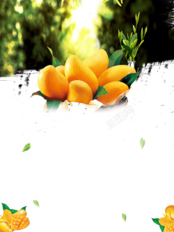 水果店芒果越南芒果水果店促销设计海报高清图片