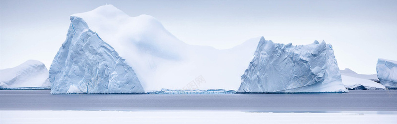 唯美白色冰山比较jpg设计背景_新图网 https://ixintu.com 唯美 冰山 北极 海洋 白色 风景 海报banner 大气