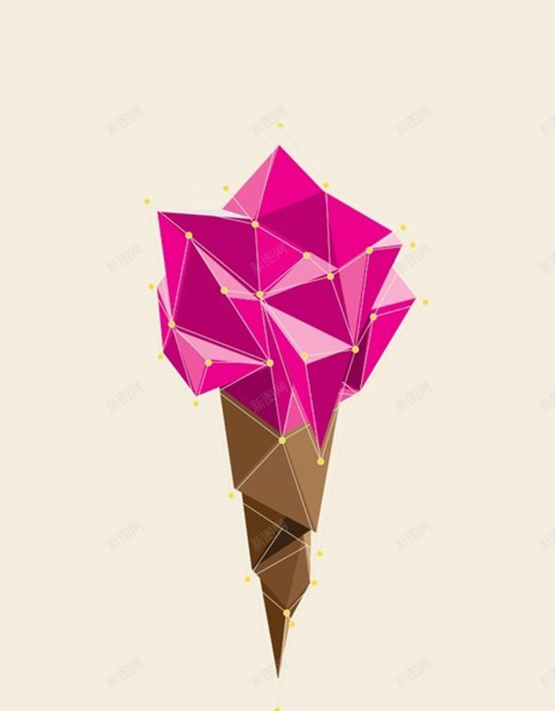 粉红色三维冰淇淋背景图jpg设计背景_新图网 https://ixintu.com 冰淇淋 粉红色 三维 扁平 英文 H5 h5 渐变 几何