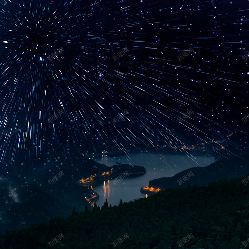 唯美流星背景jpg设计背景_新图网 https://ixintu.com 流星 浪漫 唯美 黑夜 高清 摄影 主图 风景