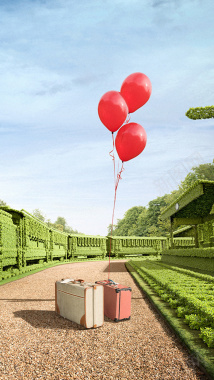 红气球H5背景背景