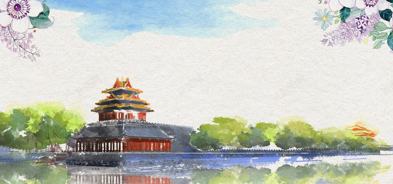 旅游灰色卡通bannerpsd设计背景_新图网 https://ixintu.com 促销 旅游 旅行 景点 灰色 优惠 卡通 鲜花 建筑 休闲 banner