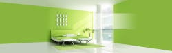 室内设计效果图家装家居背景绿色简约海报banner高清图片