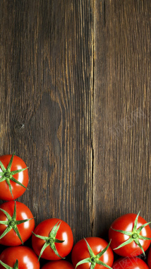 木板木纹番茄H5背景背景