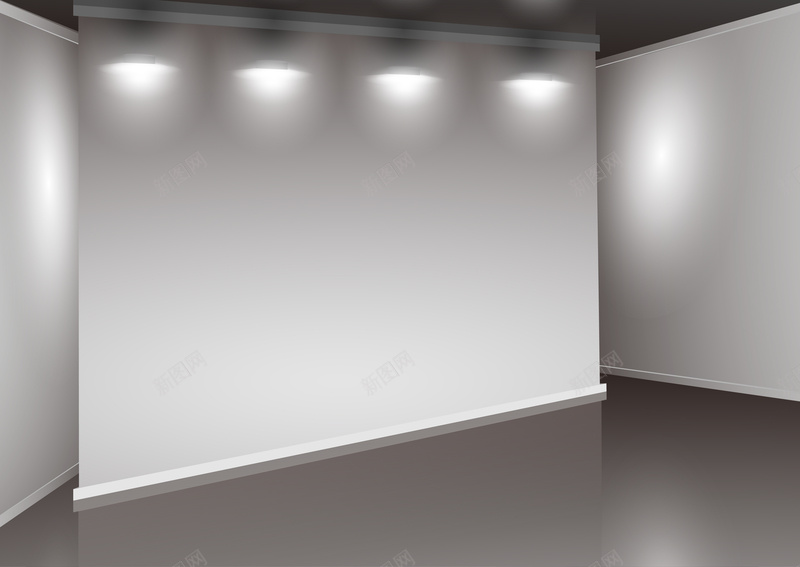 灰色展厅灯光展览场景背景素材jpg设计背景_新图网 https://ixintu.com 互动展厅 场景 大气 展厅 展览 海报 渐变 灯光 灰色 素材 背景