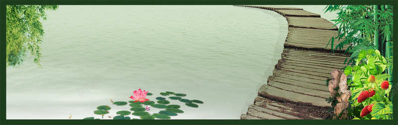 清明小清新背景背景