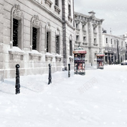 冬季雪地棉主图冬季街景雪地背景图高清图片