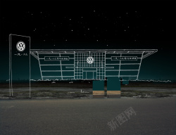 上海大众汽车汽车海报背景素材高清图片