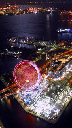 日本城市素材日本城市夜景素材高清图片