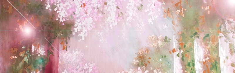 绘画天地背景jpg设计背景_新图网 https://ixintu.com 海报banner 卡通 唯美 童趣 花朵 手绘