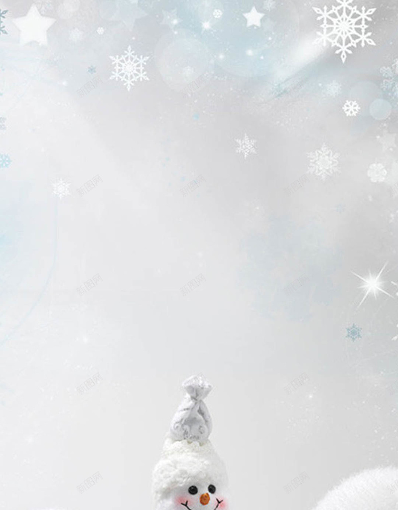 白色雪人背景图jpg设计背景_新图网 https://ixintu.com 圣诞节 白的 圣诞球 浪漫 梦幻