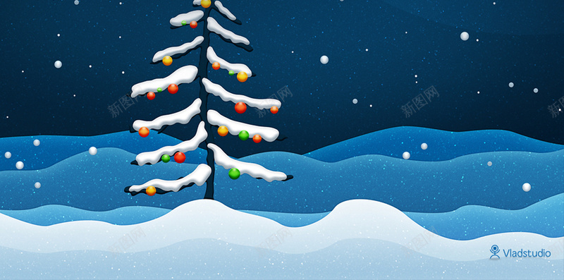 雪地上的圣诞树H5背景jpg设计背景_新图网 https://ixintu.com 圣诞树 卡通 背景 蓝色 雪地 童趣 手绘