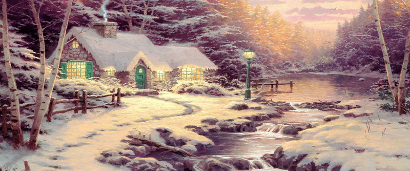 冬天雪景房屋背景jpg设计背景_新图网 https://ixintu.com 冬天 雪景 房屋 海报banner 摄影 风景