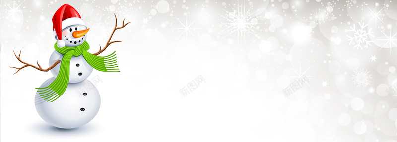 圣诞雪人banner背景jpg设计背景_新图网 https://ixintu.com 海报banner 圣诞节背景 卡通 童趣 雪人 手绘