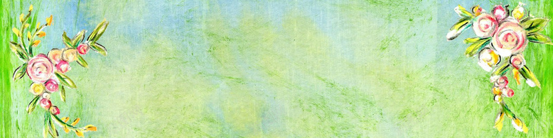 彩绘花朵背景图jpg设计背景_新图网 https://ixintu.com 彩绘 花朵 绿色 护眼 海报banner 质感 纹理