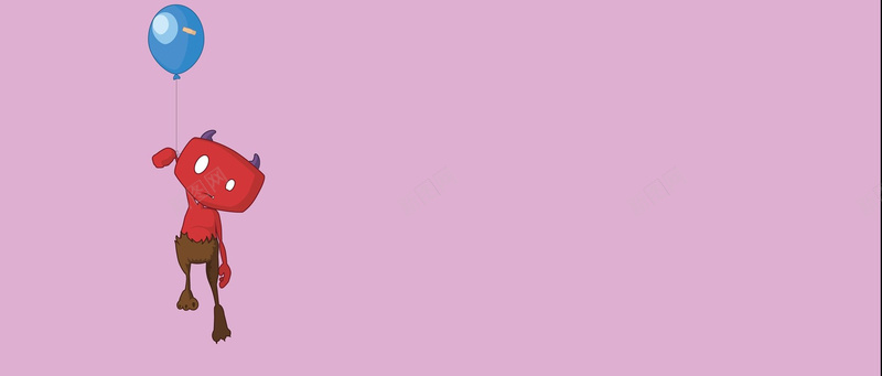 卡通粉红色背景蓝色气球吊起红色小怪兽jpg设计背景_新图网 https://ixintu.com 粉红色 卡通 气球 背景 蓝色 吊起 红色 小怪兽 海报banner 童趣 手绘