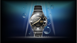 手表宣传奢华灯光质感手表产品广告宣传背景素材高清图片