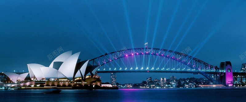 摄影悉尼桥边背景背景
