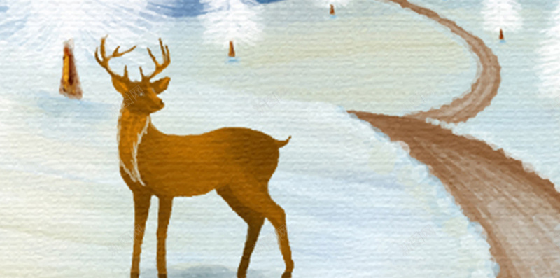 卡通圣诞麋鹿H5背景jpg设计背景_新图网 https://ixintu.com 卡通 圣诞节 圣诞麋鹿 背景 童趣 H5 手绘