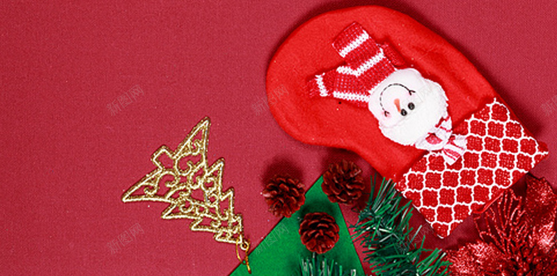 圣诞节红色手套礼物盒子H5背景jpg设计背景_新图网 https://ixintu.com 盒子背景 红色背景 手套 礼物 红色 H5背景 文艺 简约