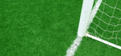 绿色球门足球主题草坪球门高清图片