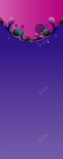 动感易拉宝炫彩绚丽动感花纹商务广告宣传展板背景高清图片