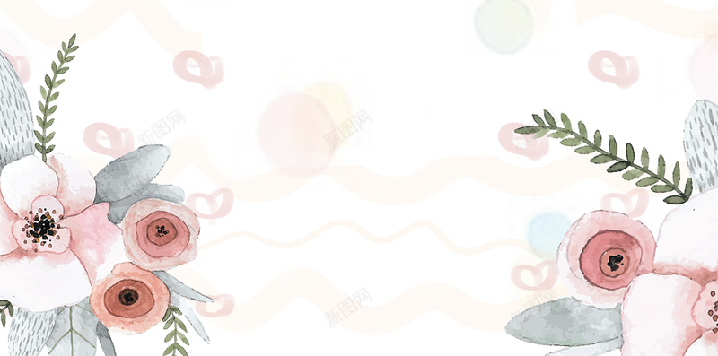唯美花朵新品上新背景psd设计背景_新图网 https://ixintu.com 上新 唯美 新品 花朵 花 活动 促销 夏季 女性 护肤品