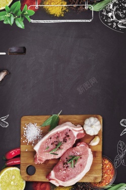 新鲜冷冻黑猪肉猪肉铺新鲜猪肉促销高清图片