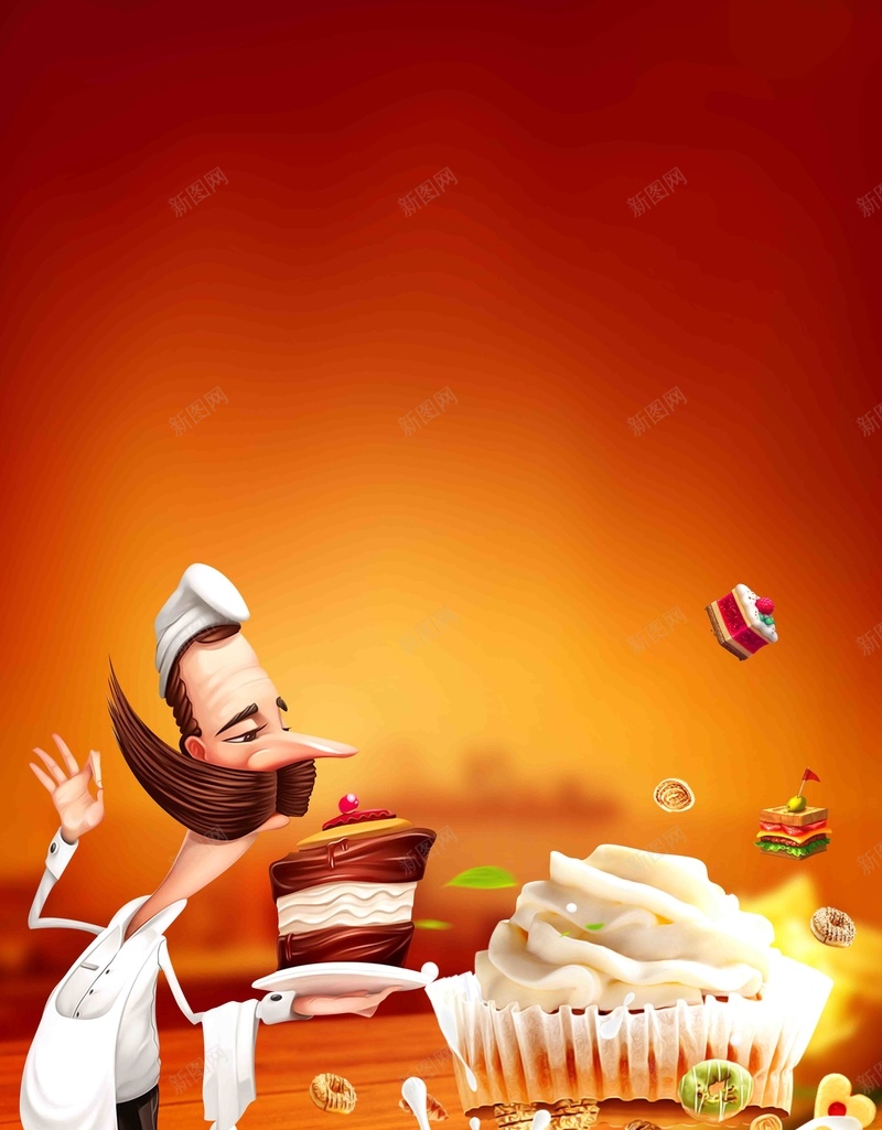 多彩生日动漫蛋糕海报jpg设计背景_新图网 https://ixintu.com 人物 卡通 多彩 生日 蛋糕 动感 创意 快乐 广告背景 蛋糕海报