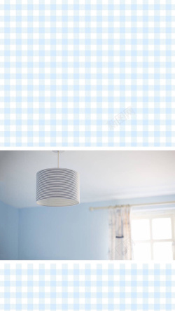 客厅格子展示架蓝色格子客厅灯H5背景高清图片
