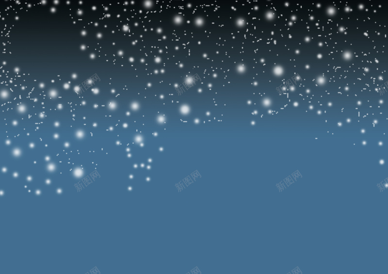 圣诞节雪景背景图psd设计背景_新图网 https://ixintu.com 卡通 手绘 梦幻 童趣 梦幻蓝色夜空雪景