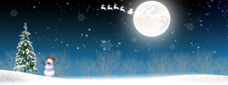 雪撬圣诞节背景高清图片