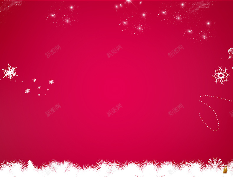 圣诞冬天背景jpg设计背景_新图网 https://ixintu.com 雪花 冬季 红色 圣诞 雪地 浪漫 梦幻