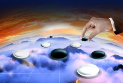 策略围棋背景背景