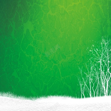 纹理圣诞节树绿色海报背景素材背景