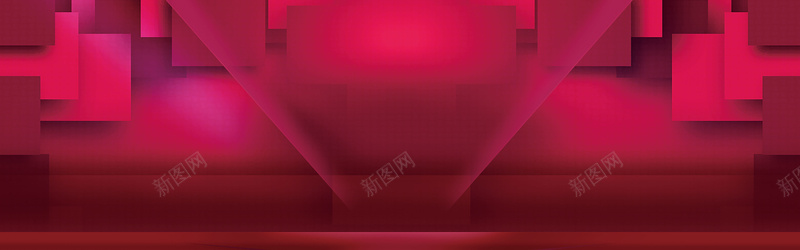 红色灯光背景jpg设计背景_新图网 https://ixintu.com 几何图形 灯光 焦点 红色 舞台 扁平 渐变 几何
