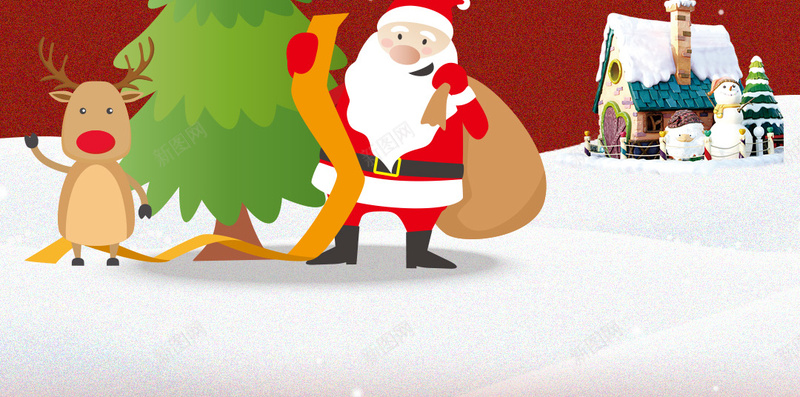 红色雪地冬季圣诞老人背着礼物H5psd设计背景_新图网 https://ixintu.com 红色 雪地 冬季 圣诞老人 礼物 H5 背包 麋鹿 圣诞树 雪花 铃铛 圣诞节 圣诞快乐 圣诞狂欢