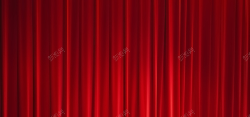 舞台红色场景丝绸背景布背景