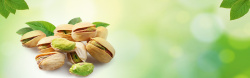 松子果绿色食品坚果零食背景高清图片