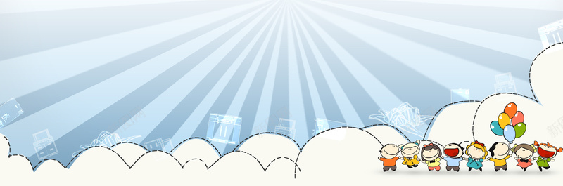 儿童节淘宝促销bannerpsd设计背景_新图网 https://ixintu.com 卡通 儿童 童趣 校园 小学生 广告 淘宝 天猫首页 可爱 海报banner 手绘