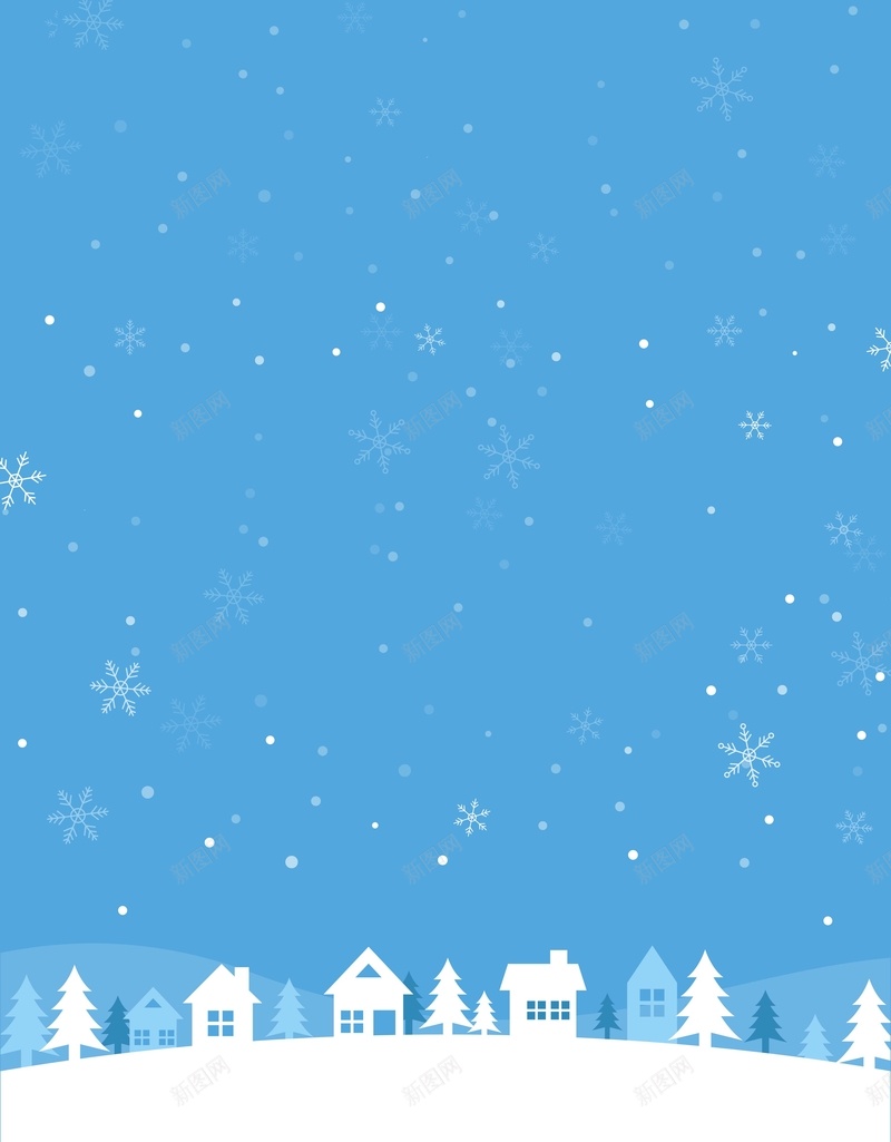 简约扁平蓝色冬季雪景促销海报psd设计背景_新图网 https://ixintu.com 冬季 扁平 简约 蓝色 雪景 促销 海报 唯美