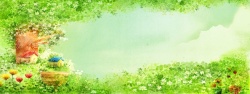 做旧韩版绿色绿色淘宝背景图片高清图片