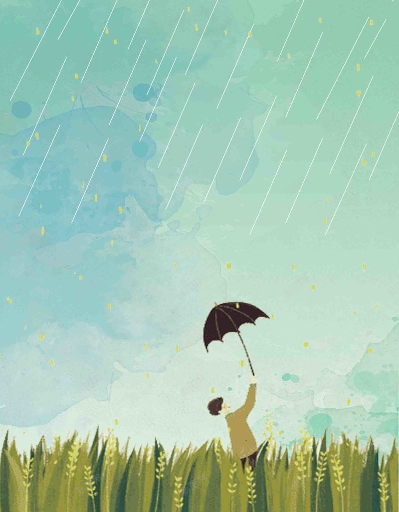 24节气之谷雨海报背景模板psd设计背景_新图网 https://ixintu.com 24节气 谷雨 海报 背景模板 手绘 春天 插画 传统节气