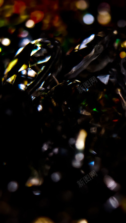 黑水晶黑水晶H5背景高清图片