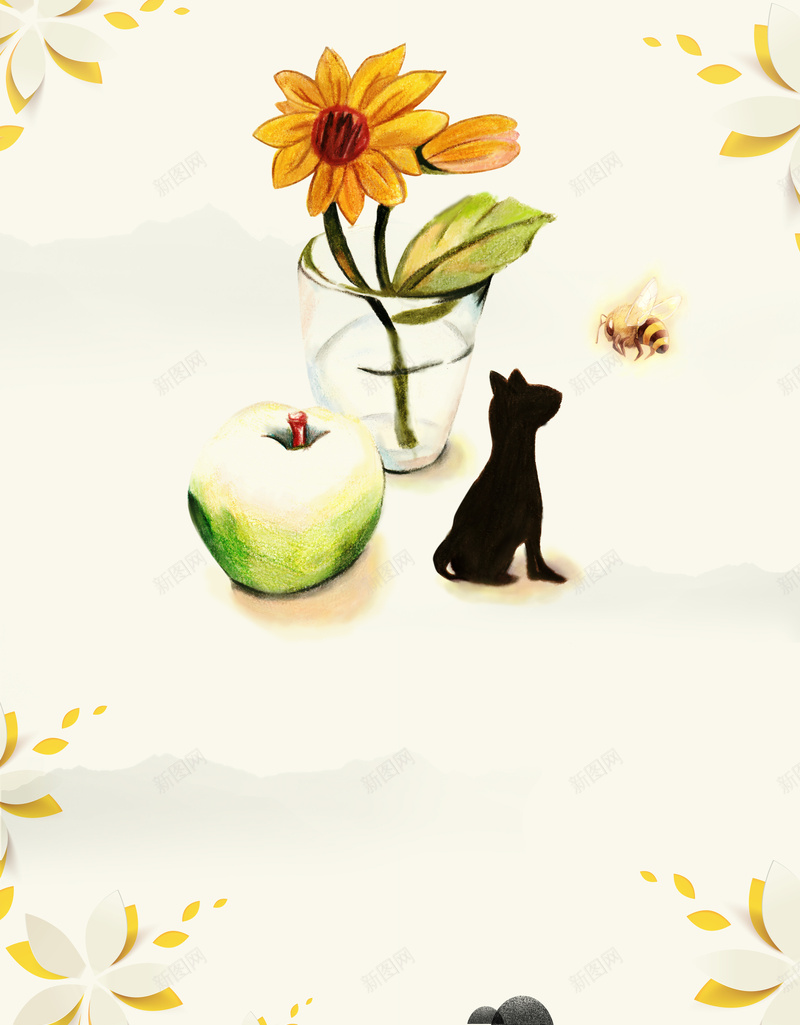 生活出行四月海报背景psd设计背景_新图网 https://ixintu.com 四月你好 四月份 季节 春天 晴朗 阳光 宣传 海报 背景 梦幻 绿色