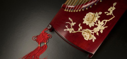 马头琴中国民乐乐器古筝高清图片