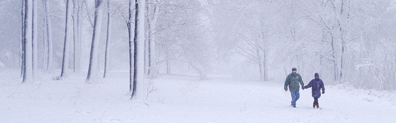 模糊大雪banner背景